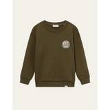Globe Sweatshirt Kids - Olive Night/Ivory - 134/140