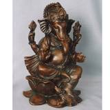 Ganesh Figur på lotus - 21 cm