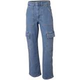 Hound Jeans - Cargo - Wide - Blue Denim - Hound - 14 år (164) - Jeans