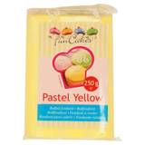 Funcakes fondant, pastel gul / Pastel Yellow, 250g