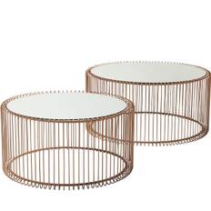 Kare Design Wire sofabord - copper - sæt á 2
