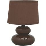 Bordlampe Rocky, brun