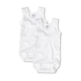 SANETTA Baby bodysuits til under armene hvid -dobbeltpakke- - 98