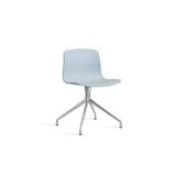 HAY AAC 10 About A Chair SH: 46 cm - Polished Aluminium/Slate Blue