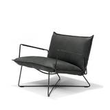 Jess Design Earl Low Back Lounge Armchair - Aurula Black