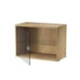 String Furniture Display Cabinet With Swing Glass Door 58x42 cm - Oak