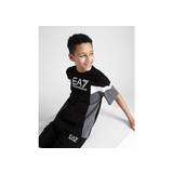 Emporio Armani EA7 Colour Block T-Shirt Junior, Black - 8Y