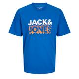 Jack & Jones t-shirt s/s, Gradient tee, blå - 176,S+,S