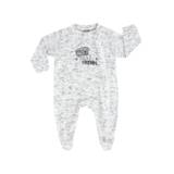 JACKY pyjamas 1-delt ZEBRA grå melange mønstret