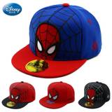 Disney Anime Cartoon Spiderman Kids Hats Toddler Baby Baseball Cap Spring Autumn Snapback Hip Hop Caps For Kids Girls - White B