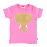 DYR-Cph T-shirt - Dyrgrowl - Super Pink Elefant - DYR - 3 år (98) - T-Shirt