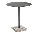 HAY - Terrazzo Table Round - Anthracite - Grey Terrazzo - Ø70 cm