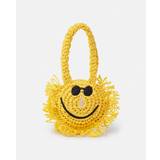 Stella McCartney - Sunshine Fringed Basket Bag, Woman, Yellow