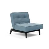 Innovation Splitback Eik stol (525 Mixed Dance Light Blue, mørk egetræ)