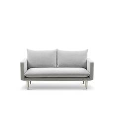Brunstad | Everest sofa - 3,5 personers, Hvidolieret eg, Dessin: Science, Silver