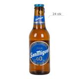 San Miguel 0,0 alkoholfri øl - pakke med 24 stk.