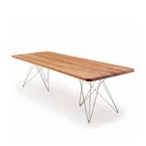 Naver Collection | GM 3300 Plank De Luxe spisebord - Ask lak, 300 x 100 cm, 2 stk. / Massiv