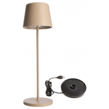 Canis inden-/udendørs trådløs bordlampe H37 cm 3,5W LED - Mat beige