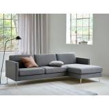 Ask sofa (Chaiselongsofa vendbar L260 x D150/86 cm, Golf Granit stof)