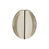 Oi Soi Oi Oval S Pendel Classic Kit/Sort - Håndlavet lampeskærm i silke med bomuldsbånd