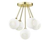 Design By Us - Ballroom Molecule Lamp - Pendel - White/Gold - H66 x W68 cm