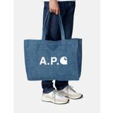 Carhartt-WIP x A.P.C. Shopping Bag - Washed Indigo - Blue / One Size