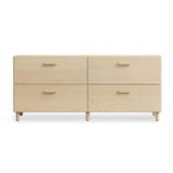 String Relief Chest Of Drawers, Low, Vælg farve Ask