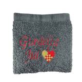 Munkholm - Jule Gæstehåndklæde - 30 x 50 - Granit