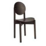 OYOY OY Dining Chair H: 84 cm - Stained Ash/Stained Ash Veneer