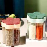pc In Kitchen Condiment Shaker With Lid Portable And Creative Spice Bottle - Red - one-size