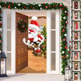 Christmas door Decorations - Santa and reindeer