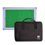 Whiteboard Fodbold Taktiktavle - Str. 60x90 - Grøn bane med taske