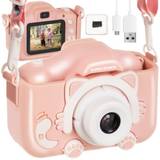 Digitalkamera 1080p / Kamera til børn - Børnekamera - pink