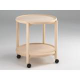 Thomsen Furniture Hudson rullebord (ubehandlet bøg/melamin top)