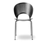 Fredericia Furniture - Trinidad Chair, Svartlackerad ask, Krom