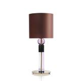 Carnival bordlampe No. 2, pink/sort/klar