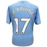 Manchester City FC De Bruyne Signeret Trøje