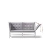 Fredericia Furniture - The Spoke-Back Sofa 2 Seater, Vitmålad ek, Tyg 1, 4101 Capture