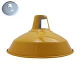 Moderne lampeskærm i metal, gul