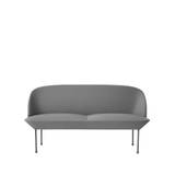Muuto Oslo sofa 2-pers. Steelcut 160, Light grey
