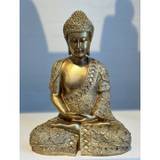 Buddha i Guld Mediterende - Buddha statuer generelt - GodKarmaShop