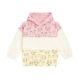 Mini Rodini Cathlethes cotton jersey hoodie - pink - Y 7-9