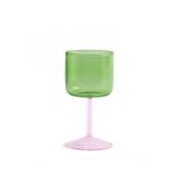 HAY - Tint Wine Glass Set of 2 - Green and pink