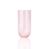 Anna von Lipa - Long Drink Harlequin glas, rosa