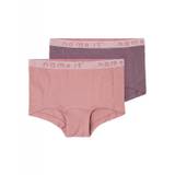 Name it 2-pak underbukser i lyser�d & lilla til piger. - Lyser�d - 146/152