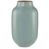 Pip Studio Vase Metal Oval Blue 30 cm
