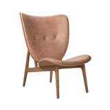 NORR11 | Elephant Lounge Chair - Leather - Smoked Oak, Læder - Dunes Camel 21004