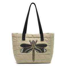 Depeche - Fashion Fabric Handbag 16122 - Sand