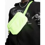 ASOS DESIGN - Neongrøn crossbody-bæltetaske med lynlås