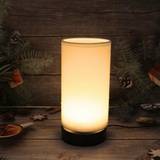 SHEIN 1PC Modern Style LED Switch Button Warm Color Light Fabric Table Light Home Living Room, Bedroom, Bedside Fantasy Lighting Decoration Atmosphere Night